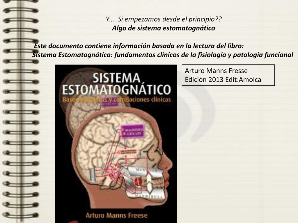 sistema estomatognatico arturo manns pdf