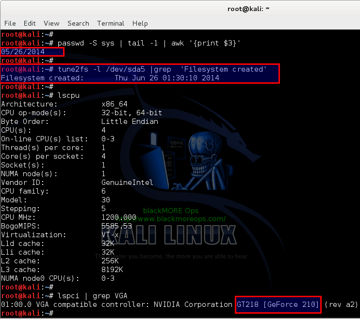 kali linux intel graphics driver